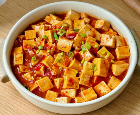 Low-Calorie, Low-Oil Mapo Tofu