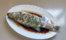 Steamed Sea Bass