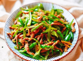 Green Pepper Shredded Pork