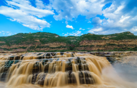 Hukou Waterfall on the Yellow River