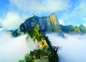 Mount Hua Scenic Area in Weinan City